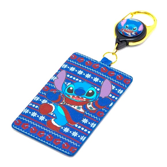 Disney Lilo & Stitch Sweater Stitch Retractable Lanyard - BoxLunch Exclusive - Picture 1 of 2